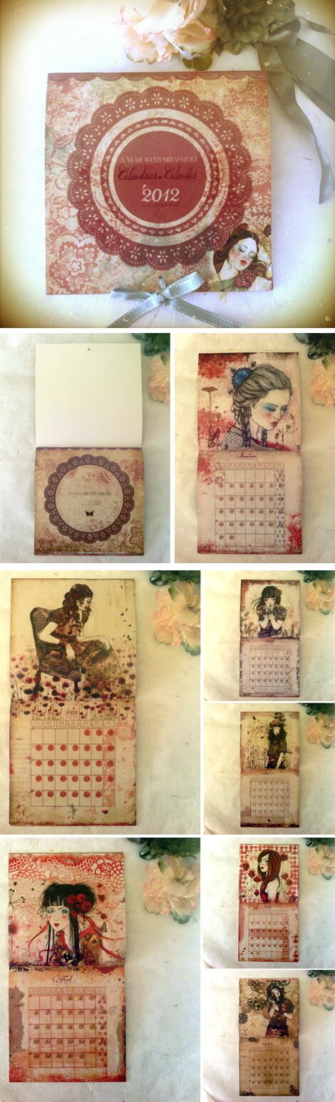 2012 Calendar: A Year With MinaSmoke