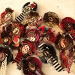 Fabric brooches