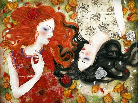 Snow-White and Rose-Red by MinaSmoke