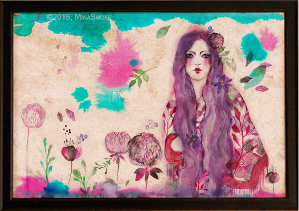 Asuka (framed) — MinaSmoke
