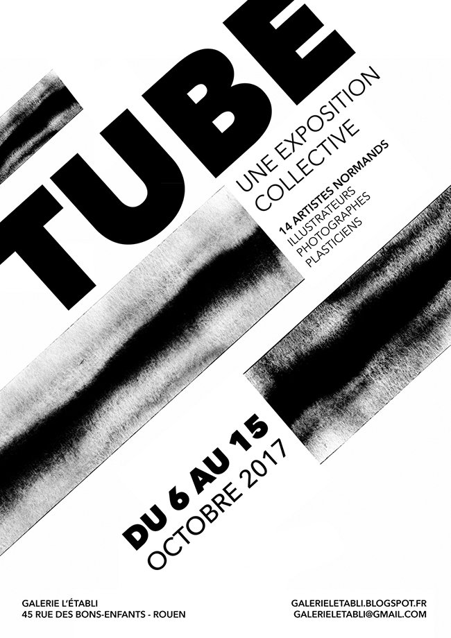 Affiche Tube — Galerie L'établi à Rouen